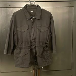 Hudson black utility jacket.